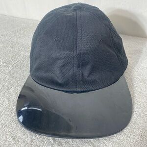 5/$25 Black Mesh W Semi Sheer Plastic Brim Baseball Style Cap Hat